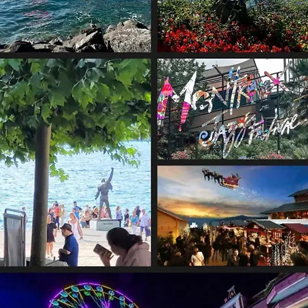 Au 26Bis, 2 Appartements Montreux, 1 Apartment Niveau 0 Et Un Autre Appartement Duplex Niveau 1 Et 2, 15 Minutes A Pieds Du Centre De Montreux, Lac Leman, Ideal Pour Balades En Ville, Montagne, Festivals, Casino, Plages, Ski, Fredy Mercury, Marche De Exterior photo